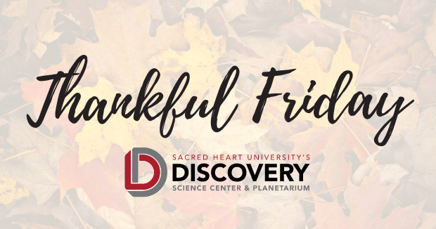 Thankful Friday at the Discovery Museum
